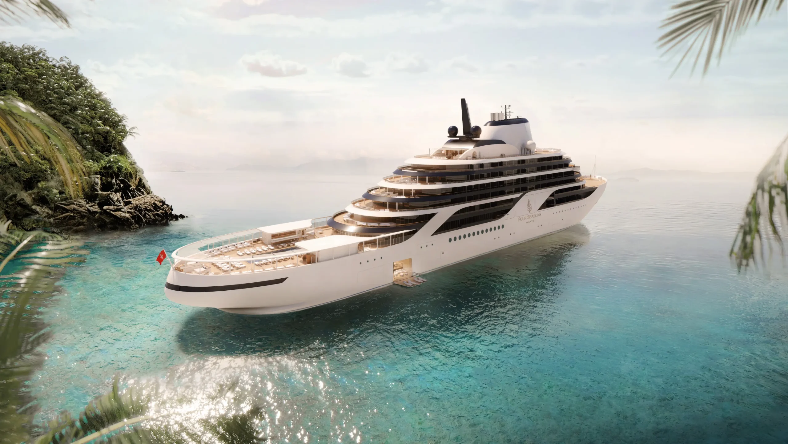 Hotelaria de luxo chega aos oceanos com novo projeto da Four Seasons
