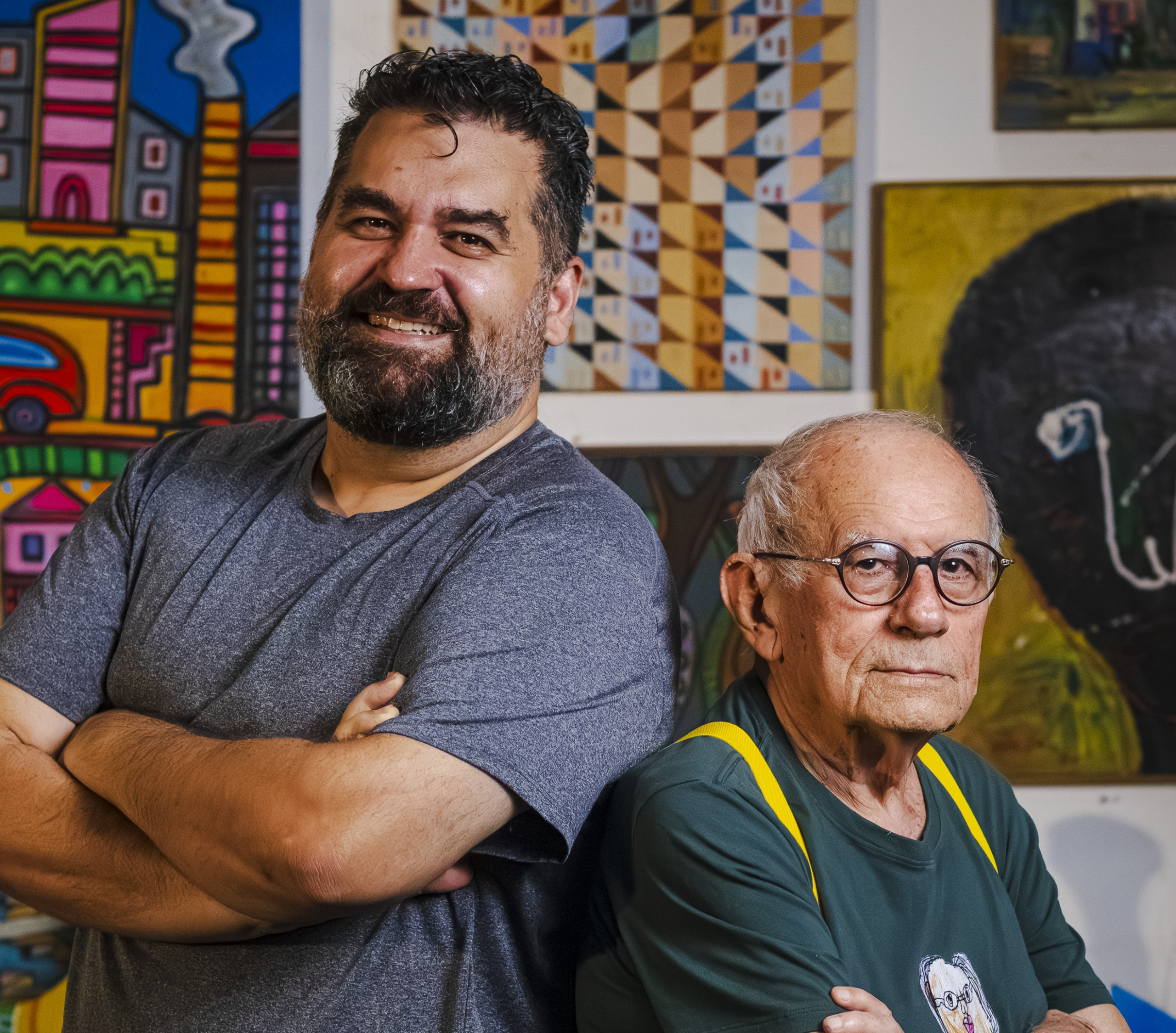 Aos 89 anos, Hélio Rôla apresenta nova fase artística em exposição inédita com Wilson Neto