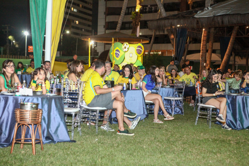 Festa da Torcida - Estreia da Seleção Brasileira na Copa do Mundo movimenta a tarde no Iate Clube de Fortaleza