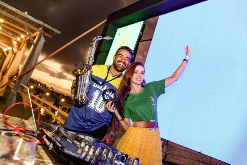 Festa da Torcida - Estreia da Seleção Brasileira na Copa do Mundo movimenta a tarde no Iate Clube de Fortaleza