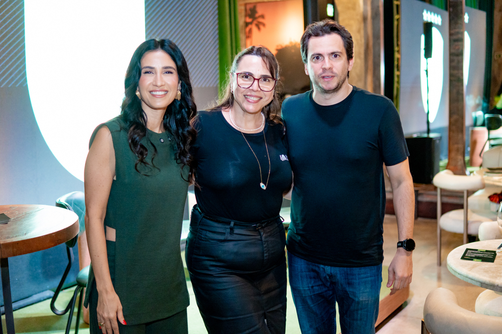 Lia Quinderé, Monalisa Caminha E Daniel Moita