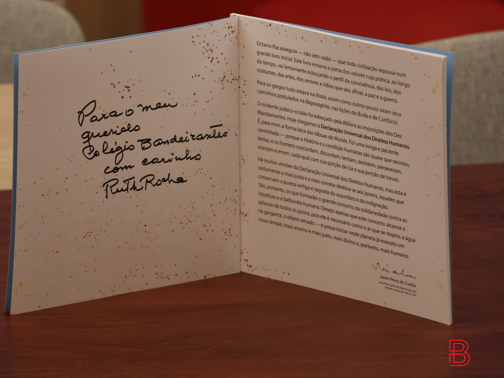 Livro Autografado Por Ruth Rocha Para O Colégio Bandeirantes