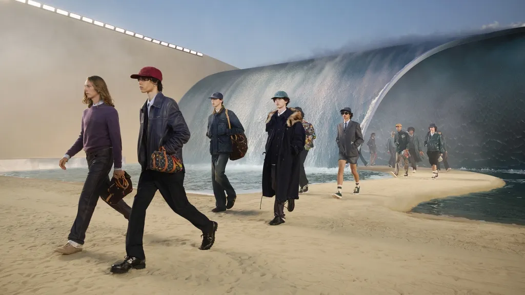 Louis Vuitton Menrsquos Spring Summer Empty Set Finale 1