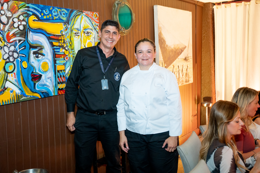 Luiz Queiroz E Chef Camila Campelo