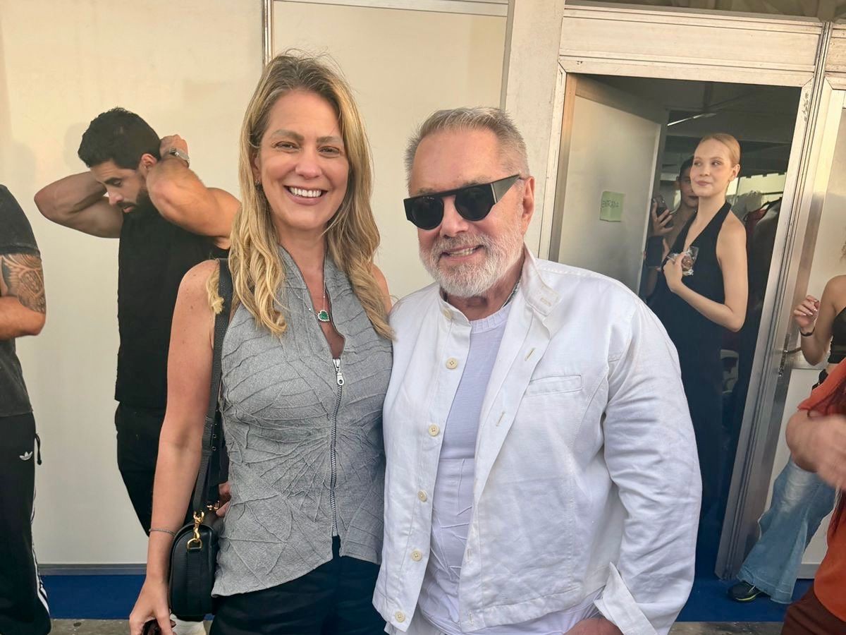 Mariana da Fonte acompanha apresentação da Cruise Collection 2027 de Lino Villaventura