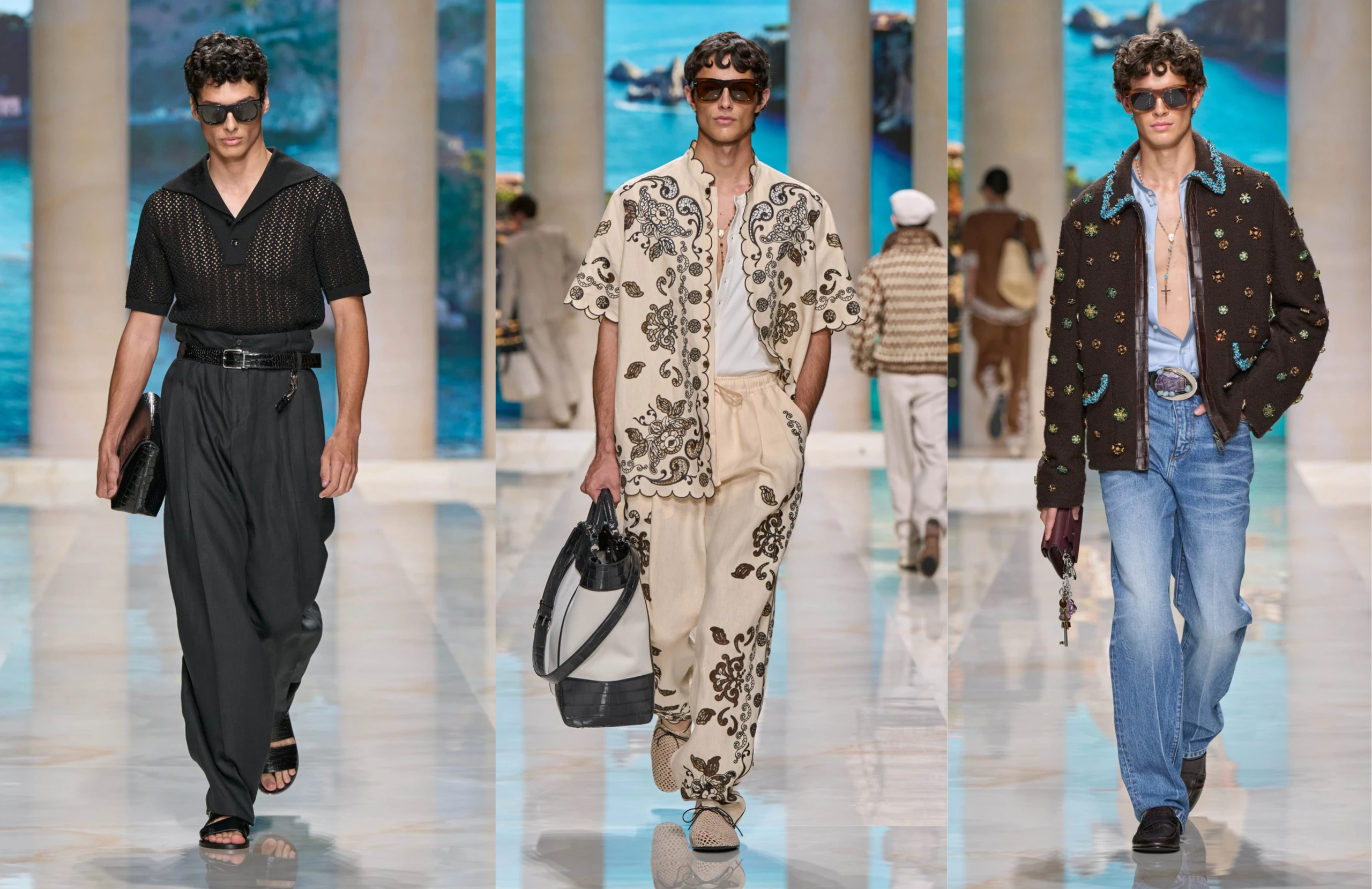 Sicília inspira nova coleção da Dolce & Gabbana na Semana de Moda Masculina de Milão