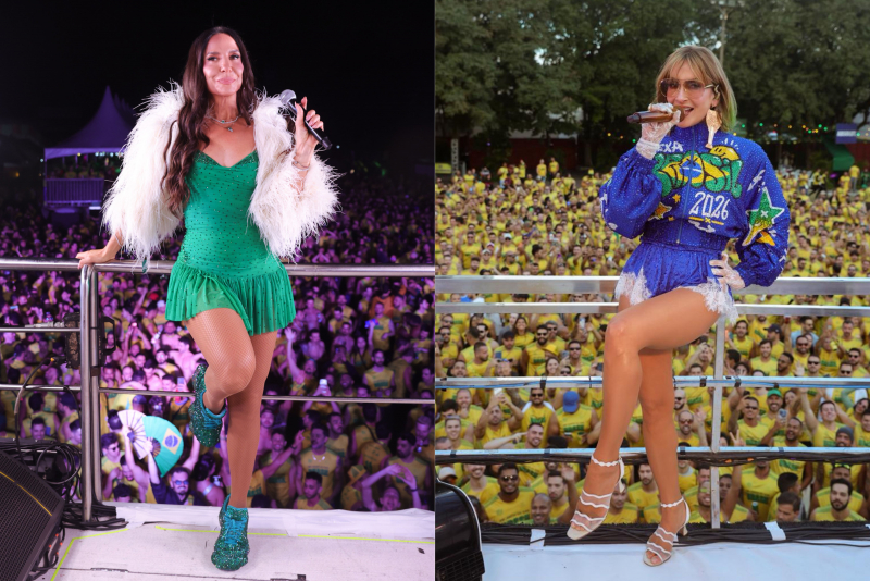 Claudia Leitte e Ivete Sangalo comandam micareta fora de época em São Paulo