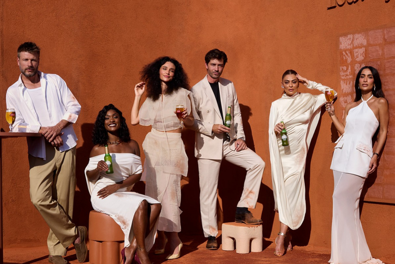 Rodrigo Hilbert, Erika Januza, Débora Nascimento, Francisco Lachwski, Juliana Paes E Silvia Braz