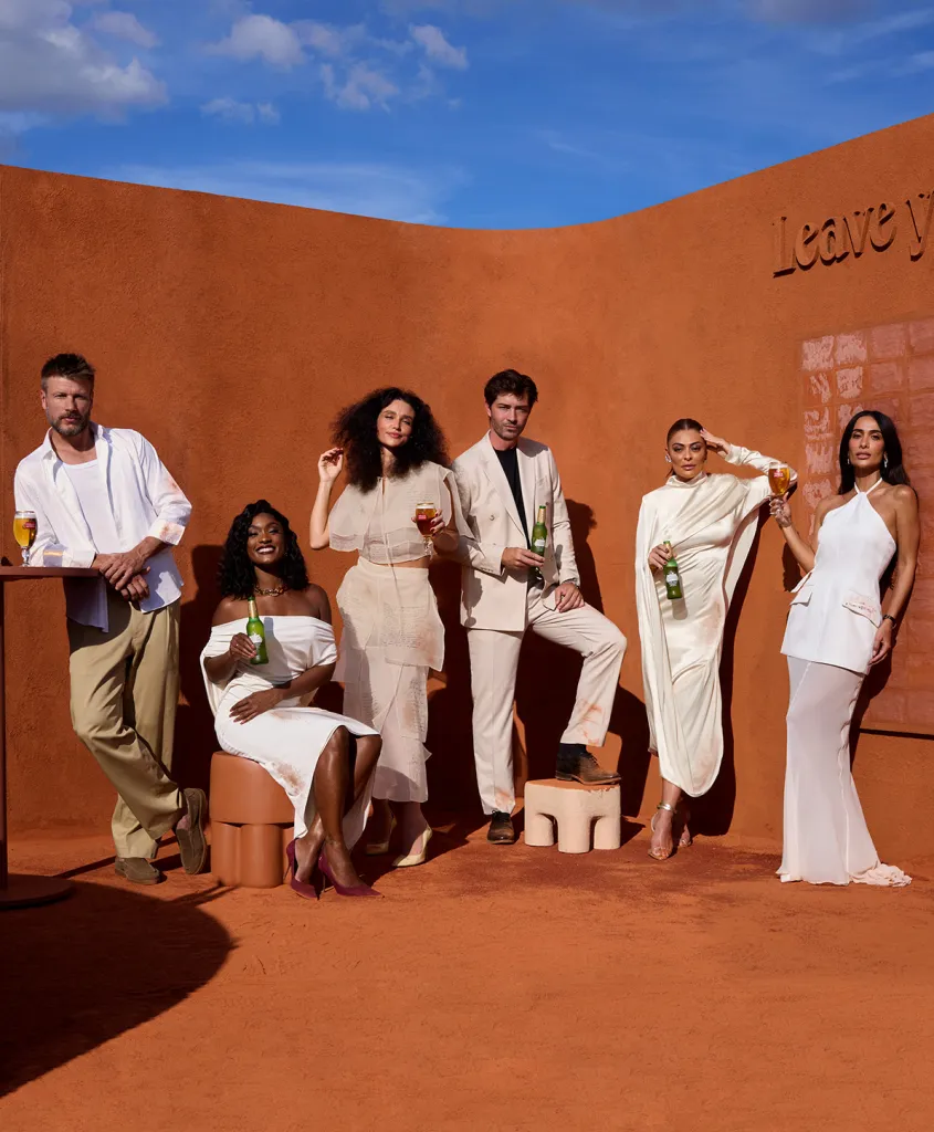 Rodrigo Hilbert, Erika Januza, Débora Nascimento, Francisco Lachwski, Juliana Paes E Silvia Braz