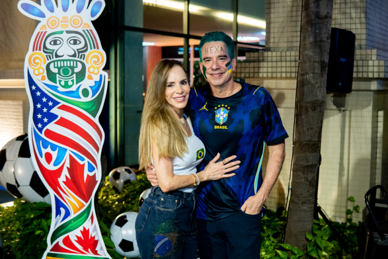 Brasil x Haiti - Em clima de Fan Fest, Sandra Arraes e Rocha Neto celebram vitória do Brasil com noite de experiências premium