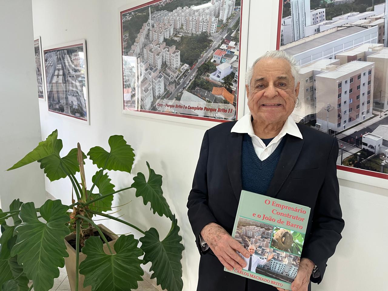 Livro de Carlos Machado Brito transforma trajetória na construção civil em projeto para o Rio