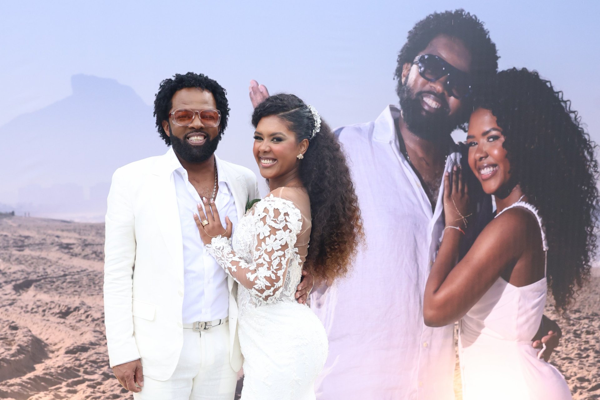 Xande de Pilares e Thay Pereira celebram casamento cercados por artistas e amigos no Rio de Janeiro