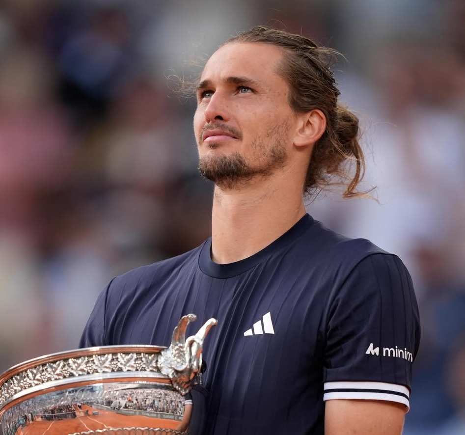 Roland Garros coroa Zverev com seu primeiro Grand Slam