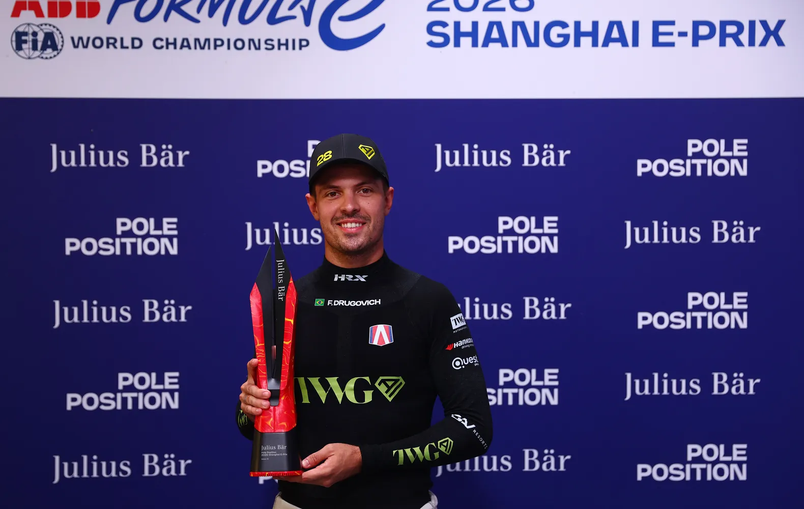 Felipe Drugovich conquista primeira pole na Fórmula E e recoloca o Brasil no topo da classificação