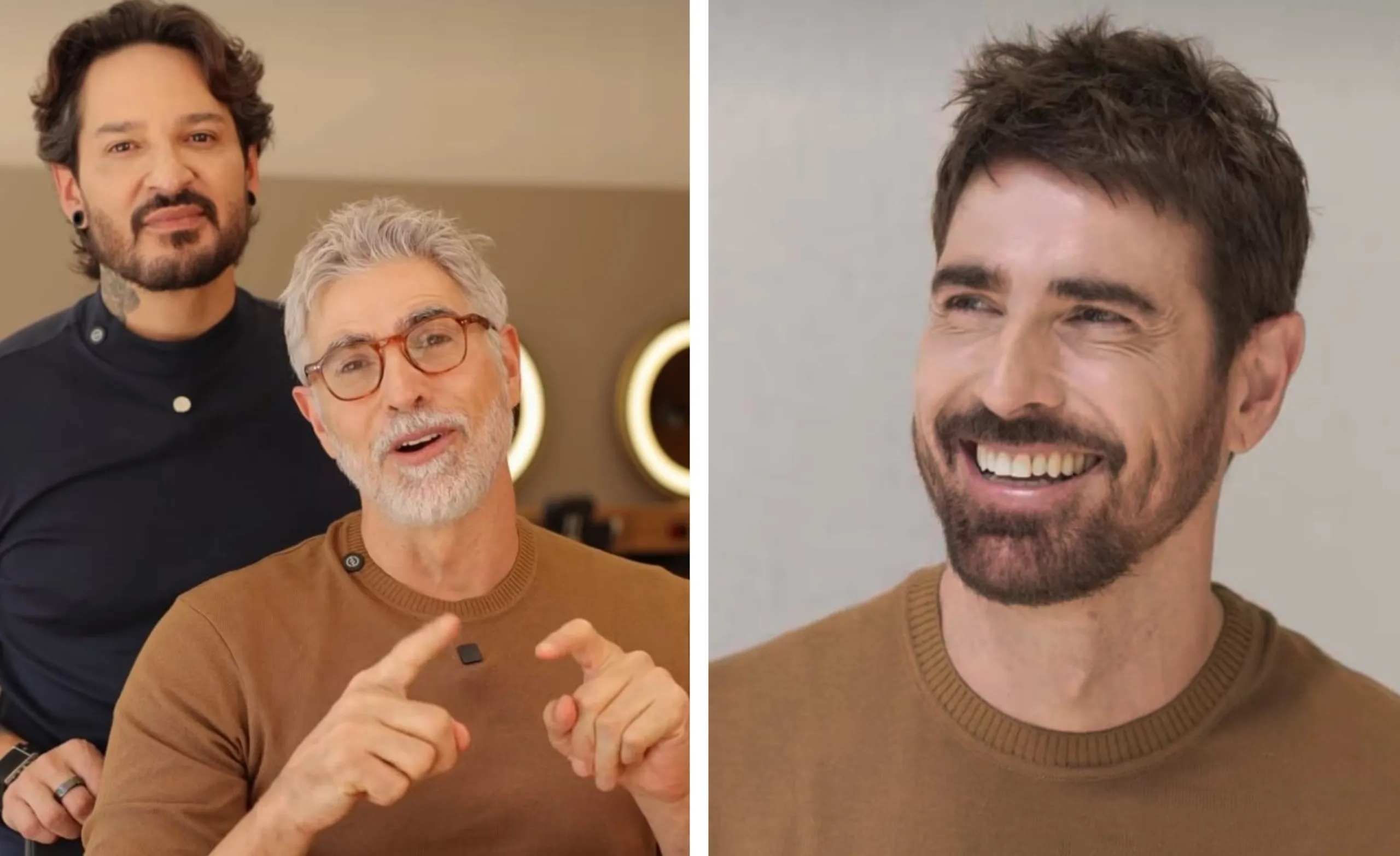 Reynaldo Gianecchini abandona os fios grisalhos para novo personagem e surpreende com transformação