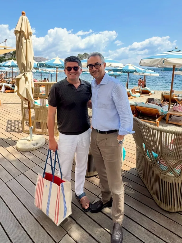 David Moura Do Carmo Com Giovanni Nastasi, Diretor Geral Do Villa Sant'andrea, A Belmond Hotel
