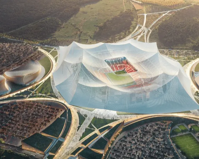 Com arena para 115 mil pessoas, Marrocos mira a final da Copa de 2030 com o maior estádio do mundo