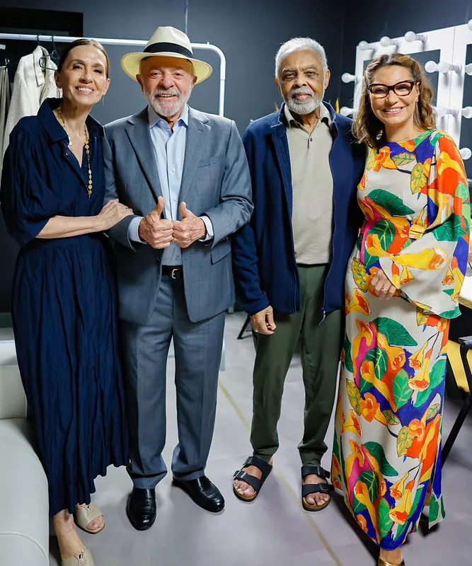 Flora Gil, Lula, Gilberto Gil E Janja Da Silva (2)