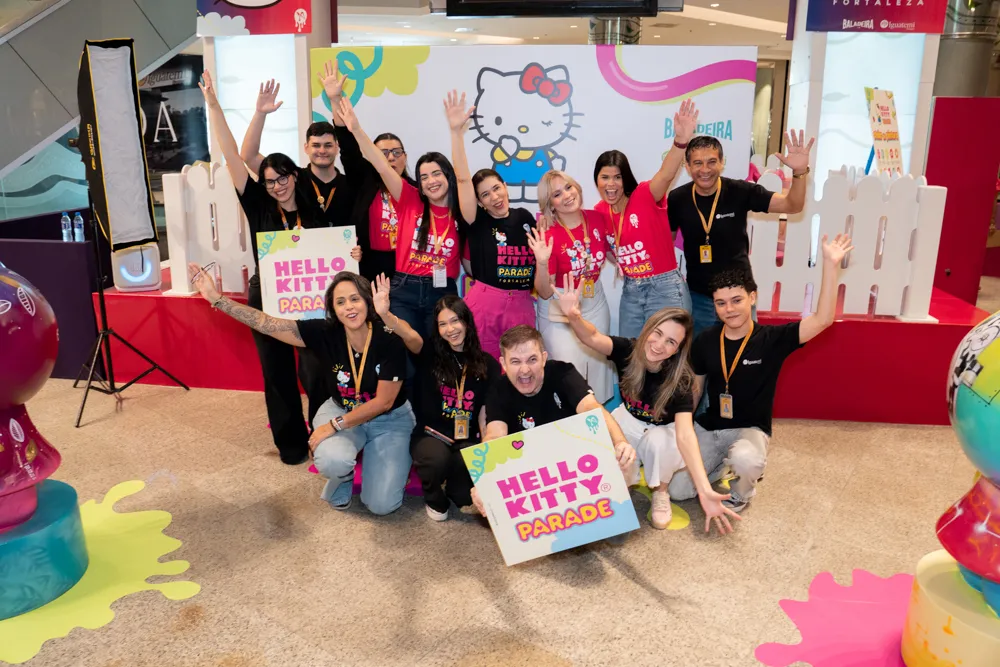 Hello Kitty Parade estreia em Fortaleza e transforma o Iguatemi Bosque em ponto de encontro das famílias