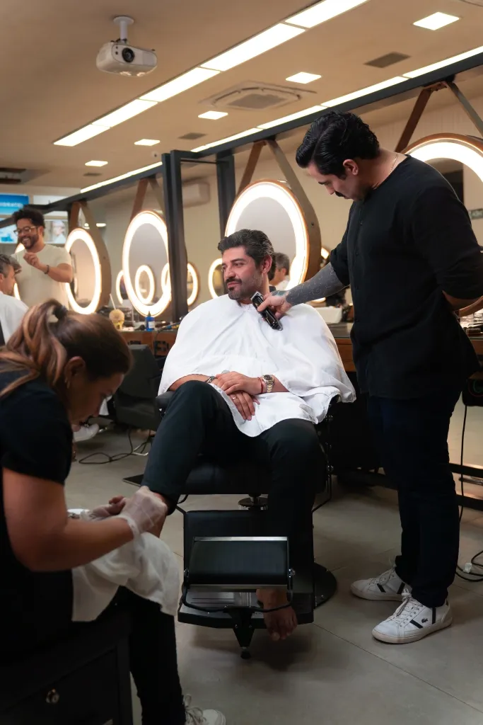 Barba E Pedicure No Rom Concept Crédito Bel Crisósttomo