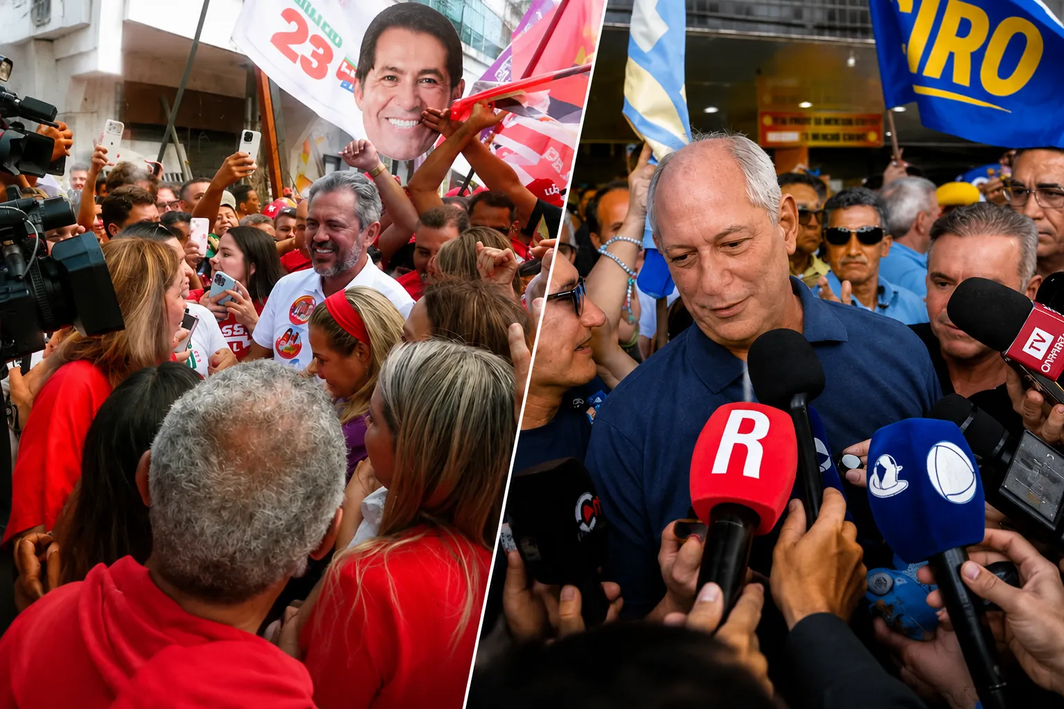 Saúde abre a campanha no Ceará — e as agendas de Ciro e Elmano se cruzam na mesma geografia da fé