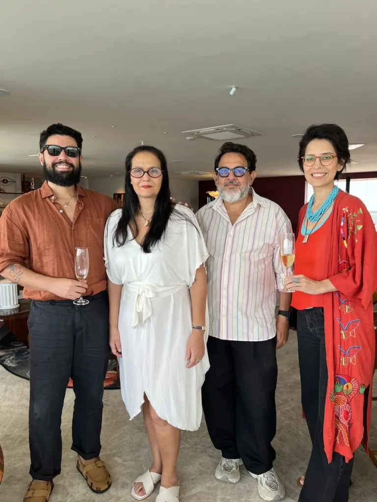 Diego Gregório, Juliana, Nicolas E Alice Frota