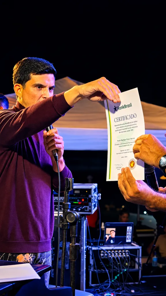 Foto Entrega Do Certificado Rankbrasil