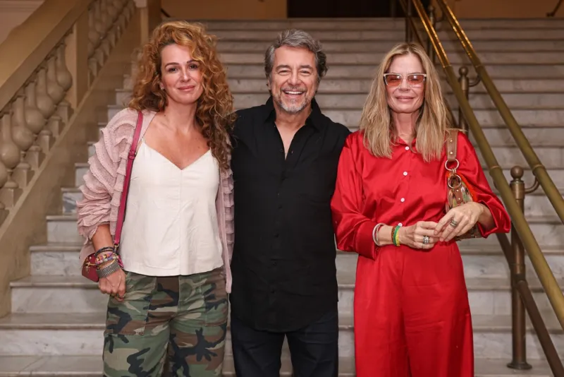 Maria Flor e Gabriel Braga Nunes comandam a estreia do espetáculo “O Filho” em noite prestigiada no Rio de Janeiro