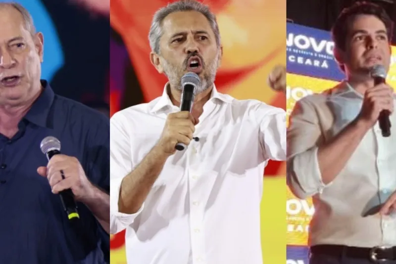 Eleições 2026 | Primeiro Debate - Ciro, Elmano e Pedro Brito se enfrentam neste domingo no primeiro debate pelo Governo do Ceará