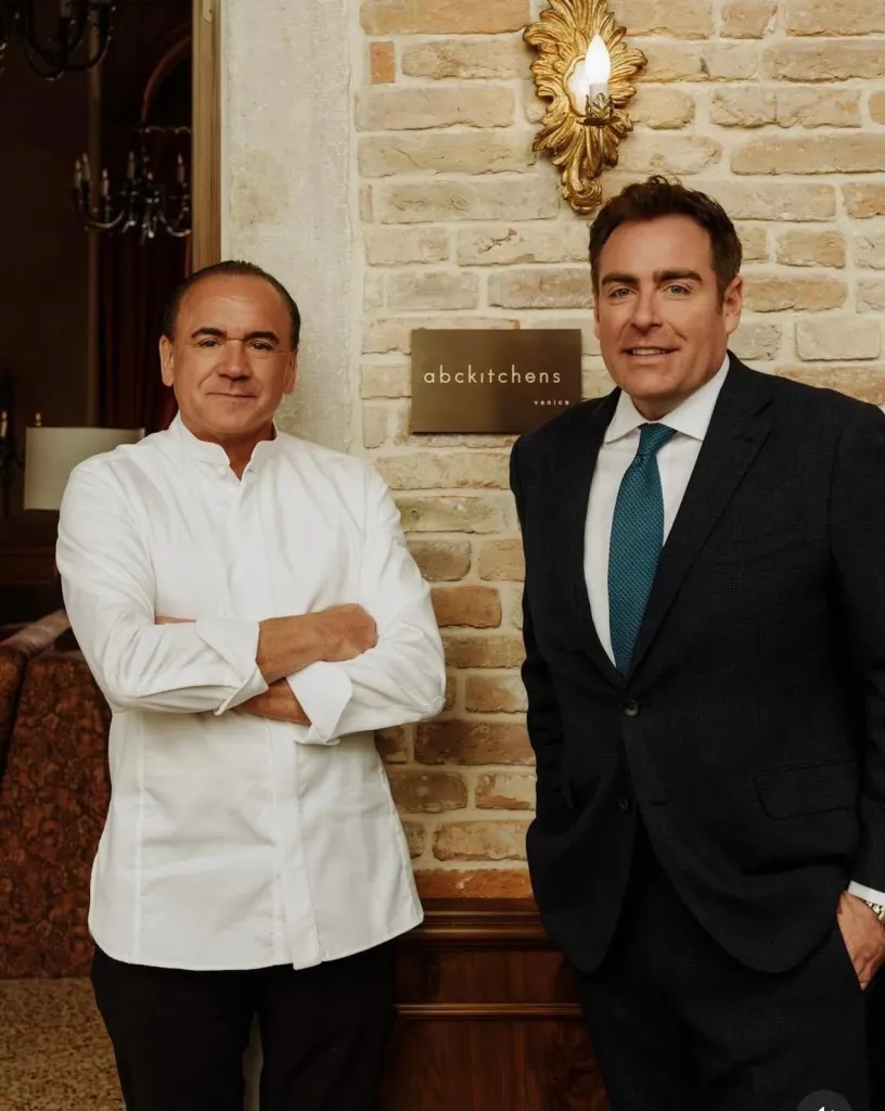Jean Georges Vongerichten Com O Diretor Geral Etienne Petitpez