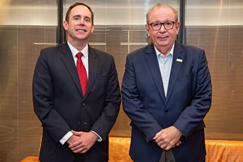 COOPERAÇÃO INSTITUCIONAL - FIEC e Consulado dos EUA debatem sobre indústria, energia renovável e tecnologia