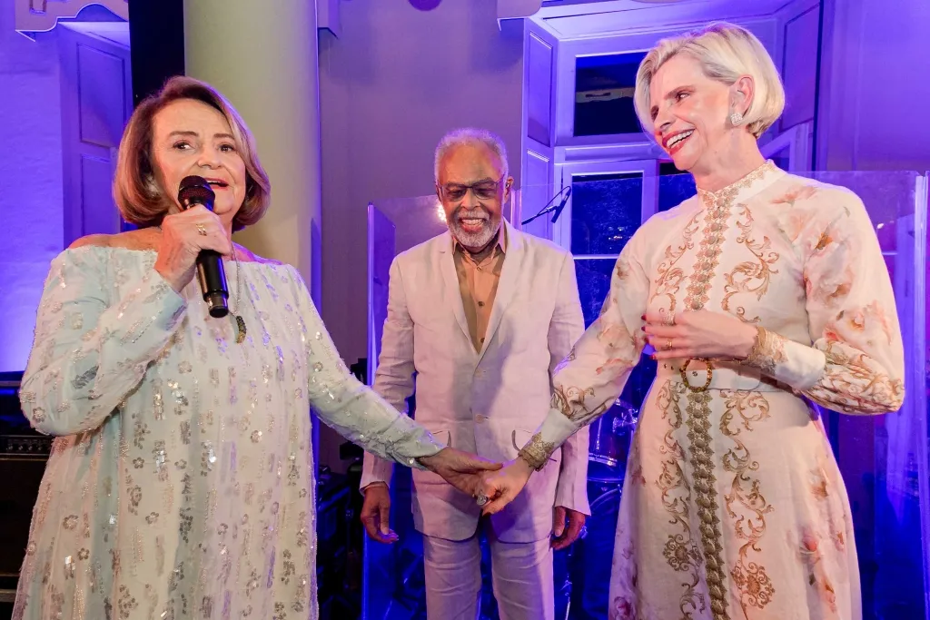 Lucinha Araujo, Gilberto Gil E Fabiana Araujo Msa 0982