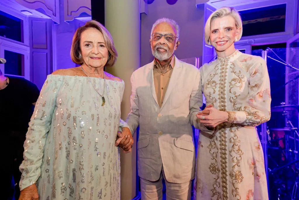 Lucinha Araujo, Gilberto Gil E Fabiana Araujo Msa 0991