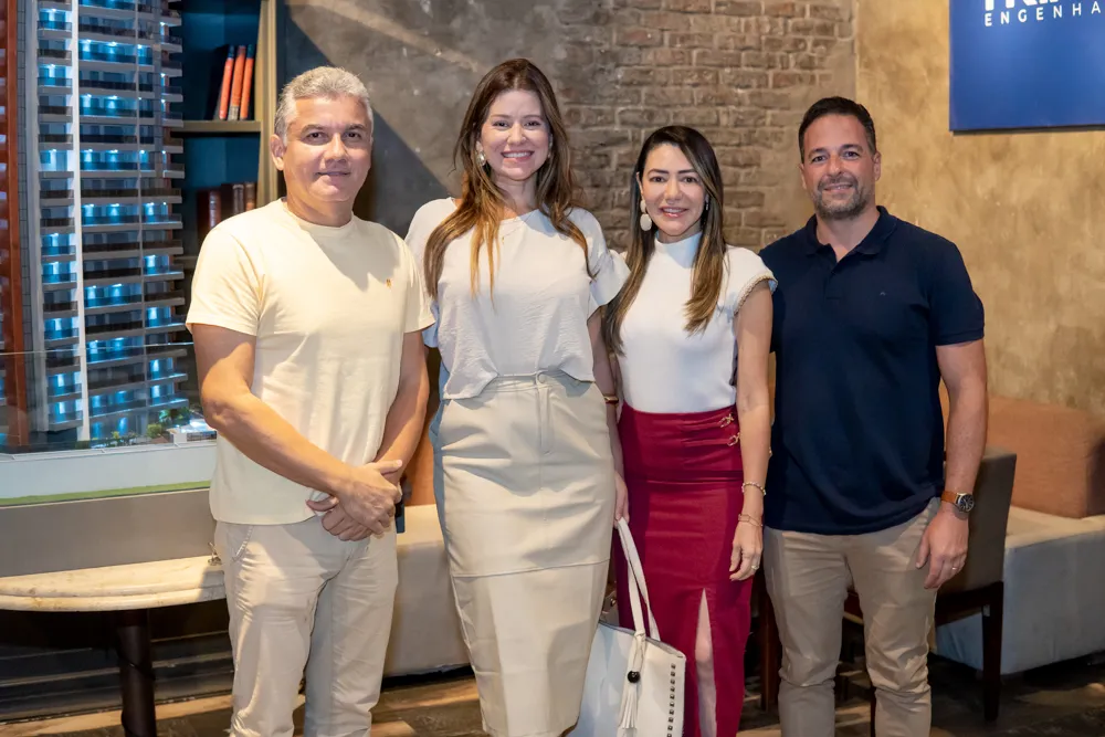 Marcelo Santos, Juliana Cysne, Régia Veras E Gustavo Chastinet