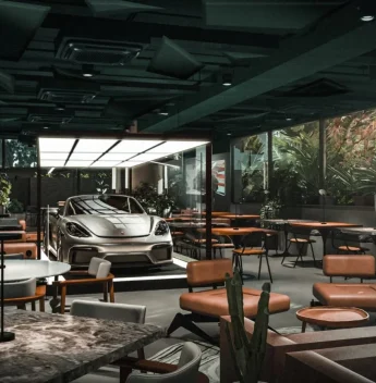 Porsche transforma carros, gastronomia e lifestyle em novo espaço no Jardim Paulistano